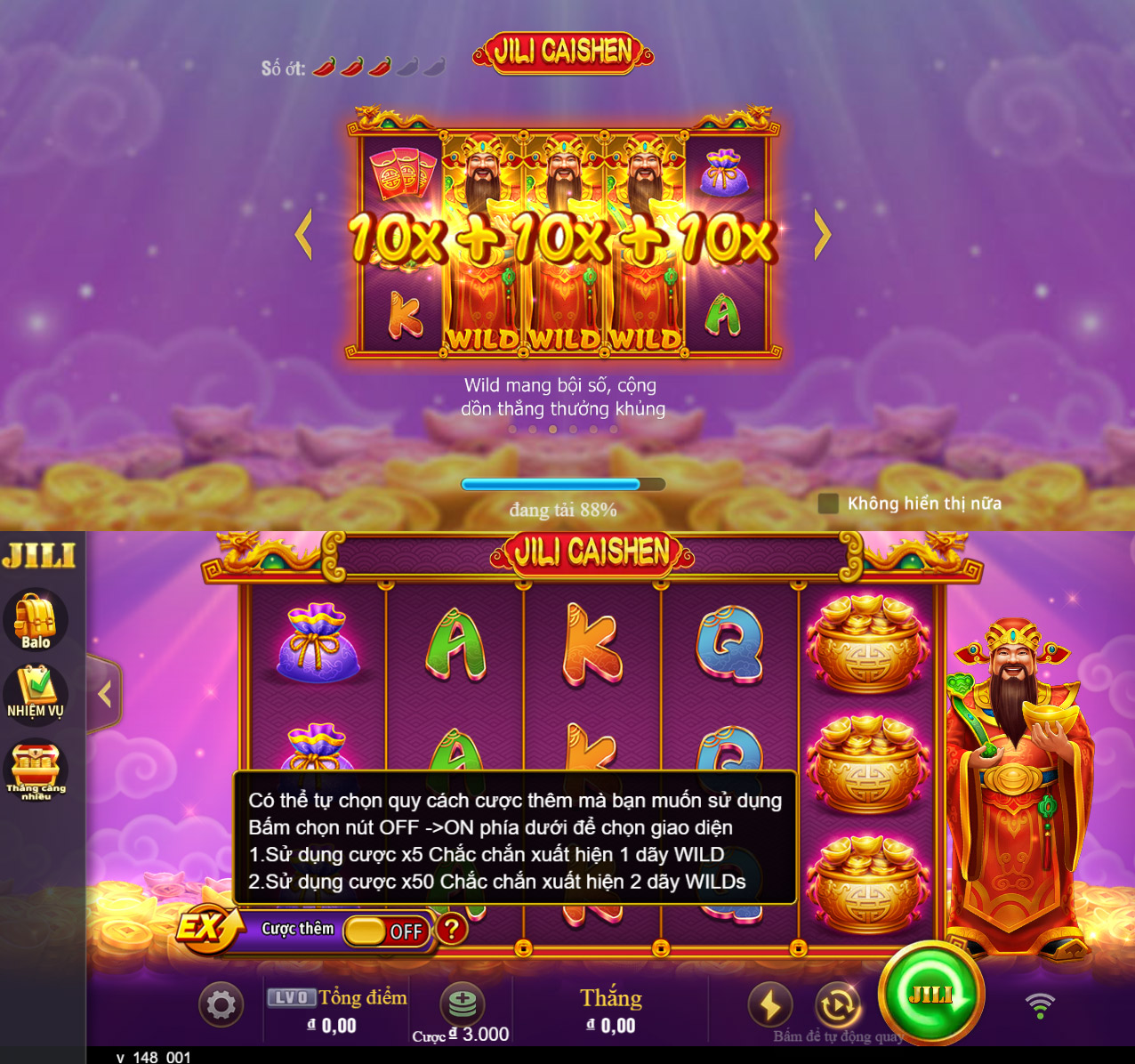 TOP 10 Slot game Jili Kingfun bùng nổ năm 2024